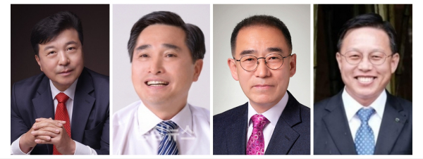 왼쪽부터 최재구, 김용필, 오진열, 김영우