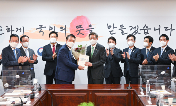 허태정 시장, 대전 현안 국정과제화 총력... 당선인과 간담회서 건의02