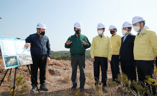 안면도 관광지 조성사업 현장 방문(나라키움연수원)