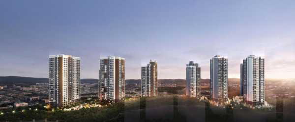 엘리프 송촌 더 파크 투시도.(계룡건설 제공)