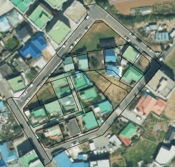 석림동1지구 지적재조사사업 완료도면