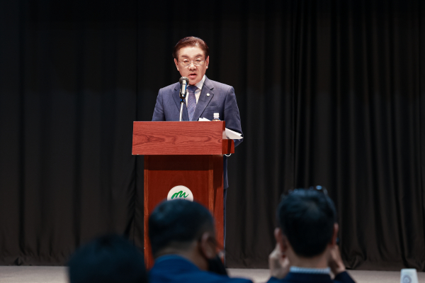 최홍묵 계룡시장 기자회견