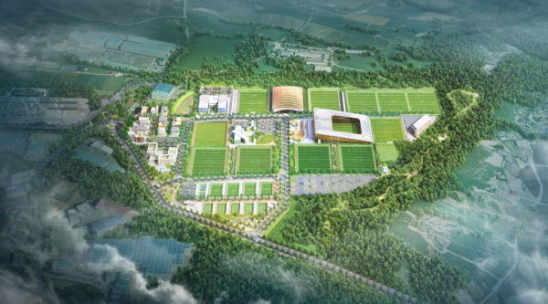 축구종합센터 조감도