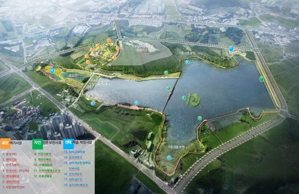 성성호수공원 조감도(천안시청 제공)