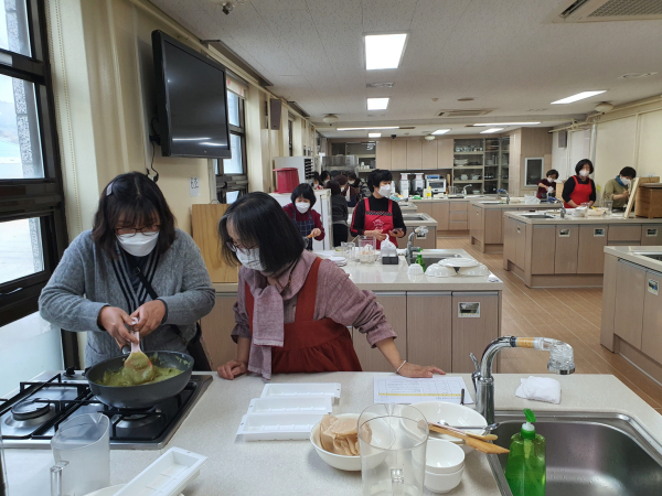 2021년 생활자원교육 진행 장면