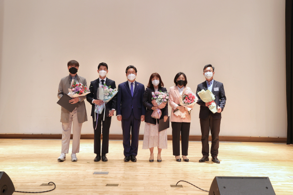 빅데이터 아이디어 공모전 시상식 모습