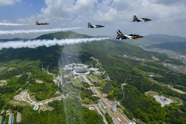블랙이글스 공연 모습