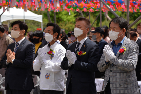 이춘희 세종시장 후보, 유문상 세종시교육감 후보, 홍성국 의원, 안종수 산림조합장