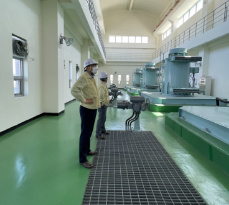 배수펌프장 점검 장면