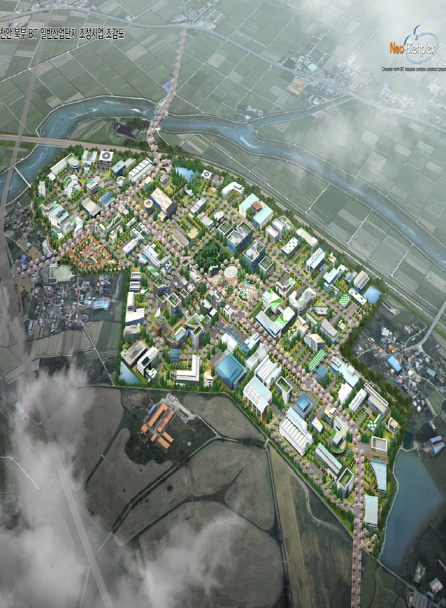 산단조성추진단(북부BIT 조감도)