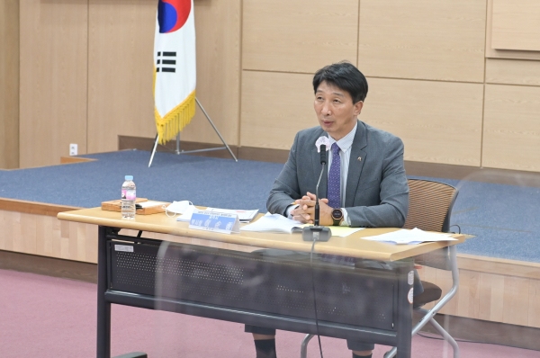 지역 안전지수 개선대책 보고회 개최 모습