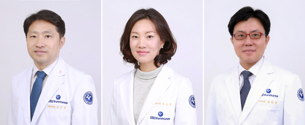 암재활 분야 국제학술지 논문 게재 (좌측부터 복수경 교수, 안소영 교수, 유헌종 교수)