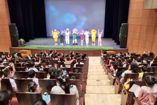 소통캐릭터 ‘당진이’ 교육연극 진행 모습