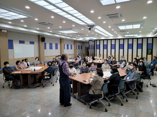 마을복지계획 수립 1차 워크숍 사진