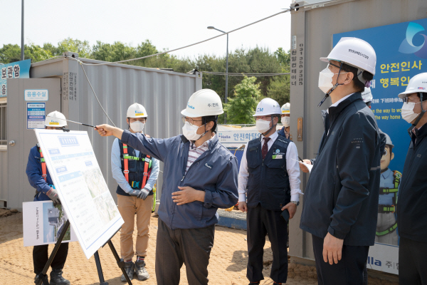 이상래 행복청장 현장점검 모습