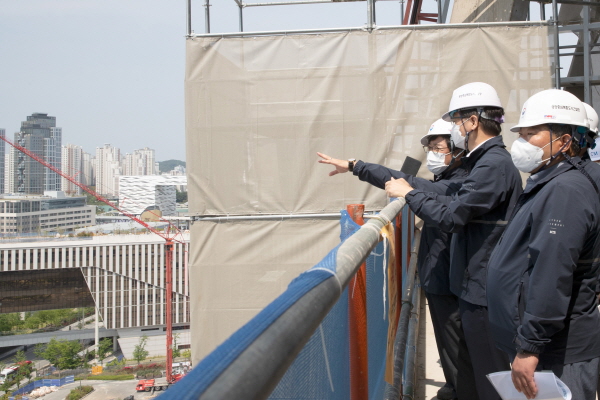 이상래 행복청장 현장점검 모습