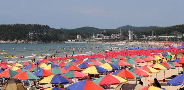 만리포 해수욕장