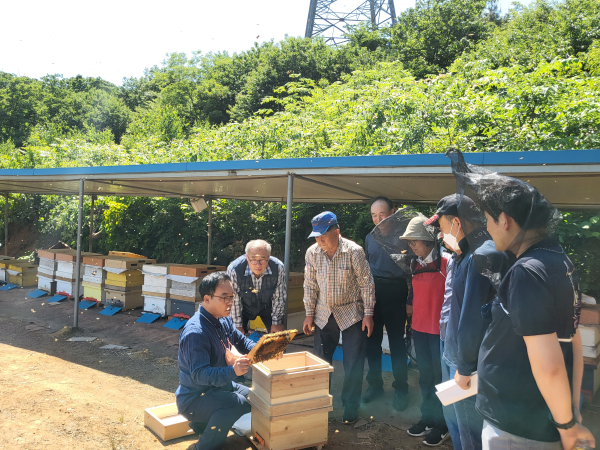 최용수 연구관 현장기술 지원 사진