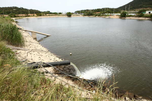 진도 양수저류 작업현장