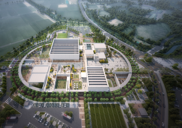 당진종합체육관 및 반다비국민체육센터 건립사업 당선작 조감도