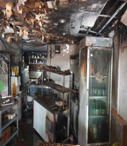 청주 원마루시장 화재사고 사진(사진=엘디티 제공)