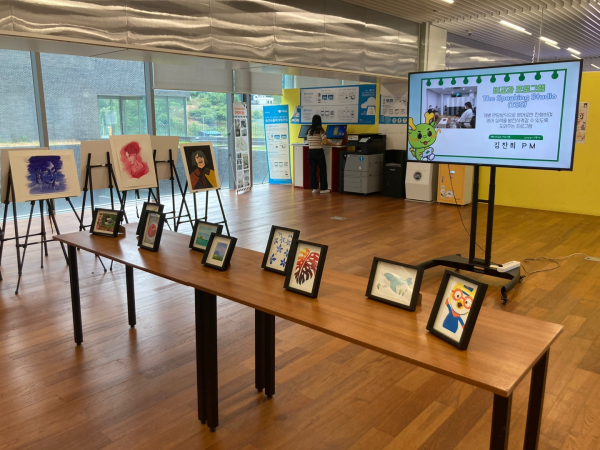 작품전시 모습