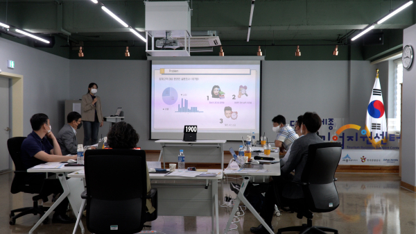 2022년 대전세종 관광스타트업 심사 모습