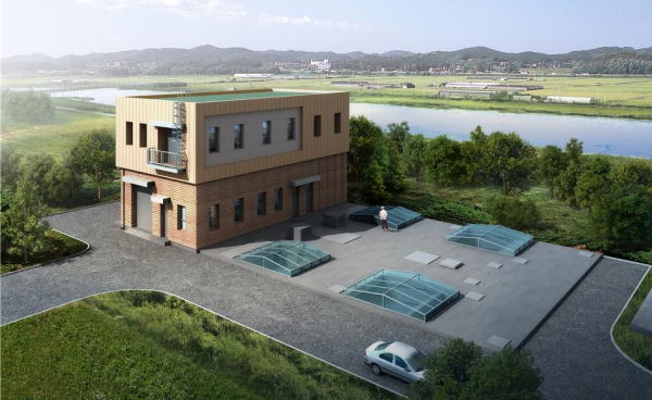 하수처리수 재이용시설 조감도