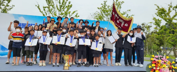 충남요트팀 단체 사진