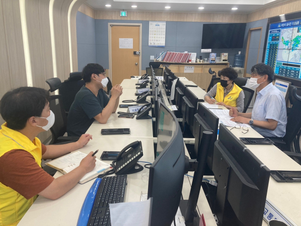 재난 대응 훈련 장면