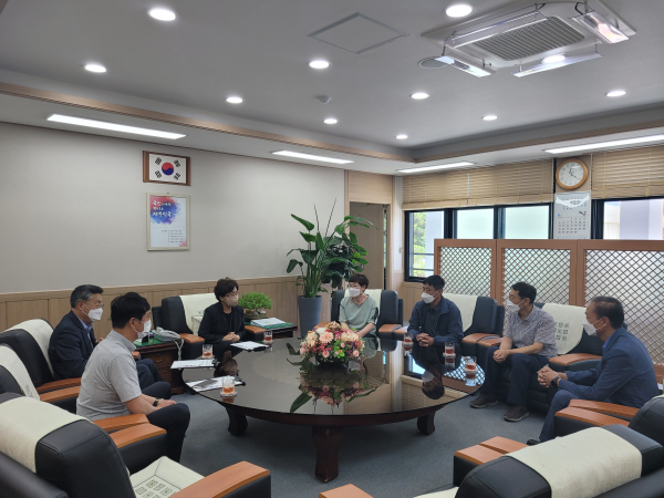 2022년 하반기 지방공무원 퇴직 준비교육 대상자 간담회 모습