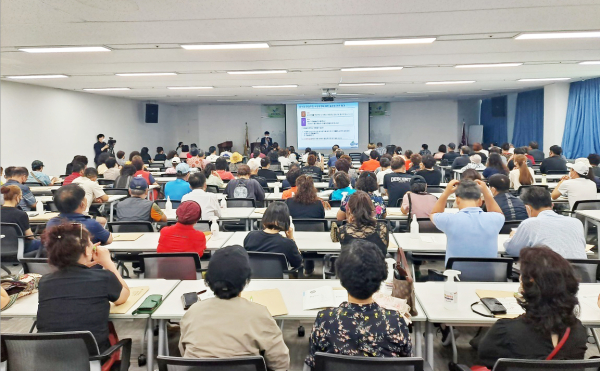 제25회 보령머드축제와 함께하는 2022보령해양머드박람회 개최 준비 친절 교육 모습