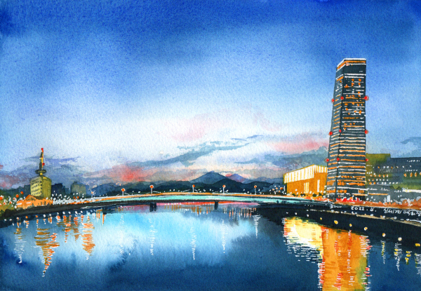 한세라, 신세계백화점의 야경