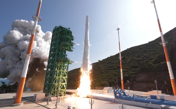 누리호가 21일 2차 발사에 성공했다. / 한국항공우주연구원 제공