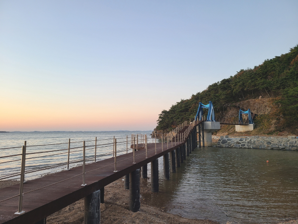 천북굴따라길 모습