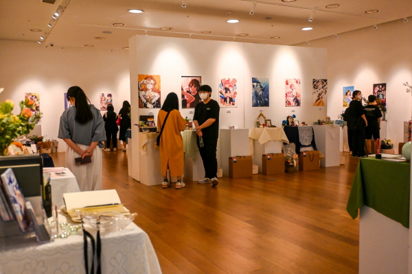 만화웹툰콘텐츠과 졸업전시회 & 피칭쇼 개최 모습