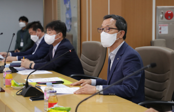 29일 나주 본사 무궁화1실에서 '제53회 중앙운영대의원회' 개최 모습