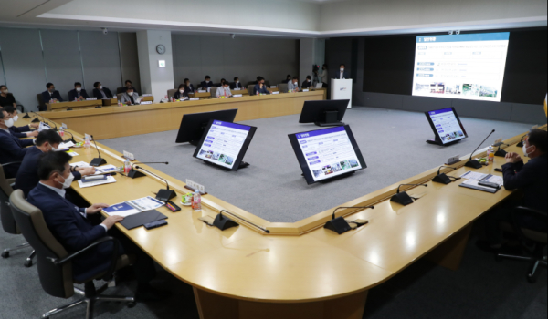 29일 나주 본사 무궁화1실에서 '제53회 중앙운영대의원회' 개최 모습