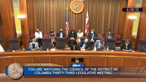 워싱턴D.C 의회 김치의 날 제정 등 의회 진행화면(6.28일)