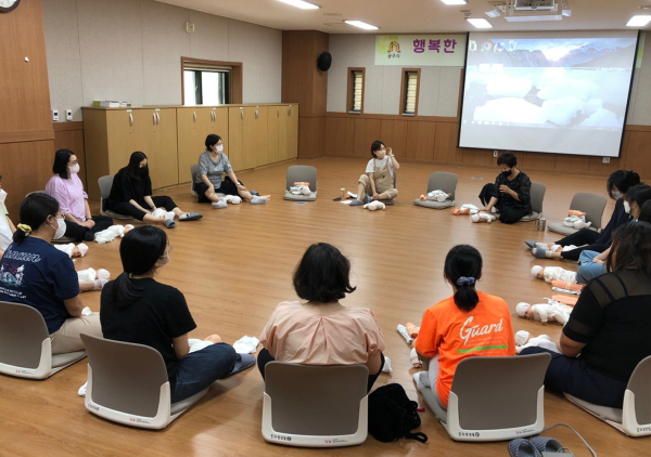 임산부‧영유아 건강관리 프로그램 운영 모습