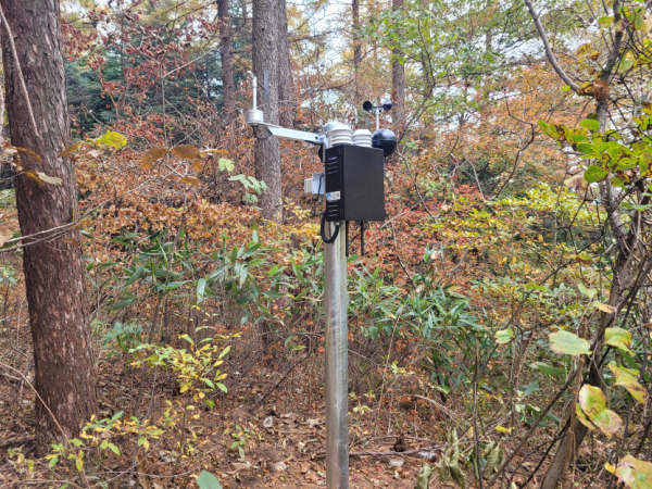 사물인터넷(IoT) 환경 센서(국립장성치유의숲)