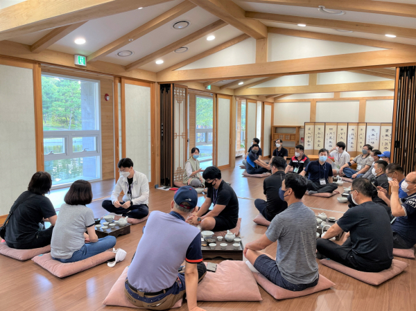 국립산림치유원 산림치유프로그램(다도체험)