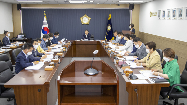 제4대 당진시의회 전반기 첫 의원출무일 운영