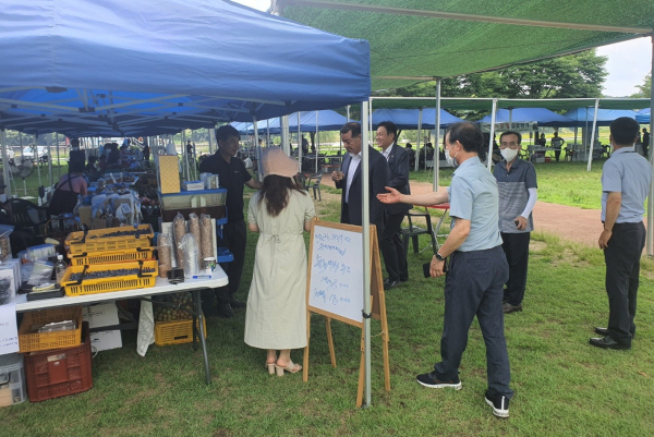 ‘바로마켓 공주직거래장터’ 임시 개장 모습