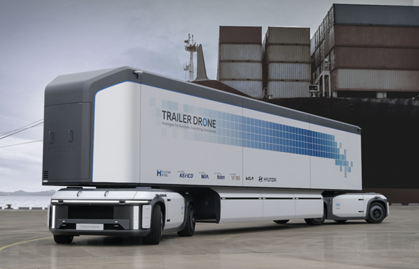 KAIST 퓨처모빌리티상 상용차 부문 수상작 현대 트레일러 드론