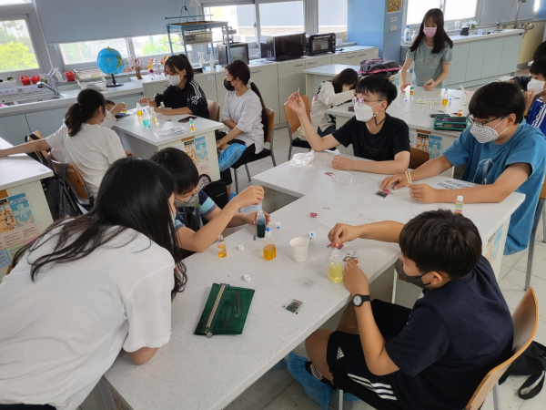 세종시교육청이 실시하는 캠퍼스형 공동교육과정 모습