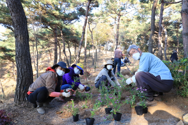 지난해 진행했던 시민정원사 양성과정 모습