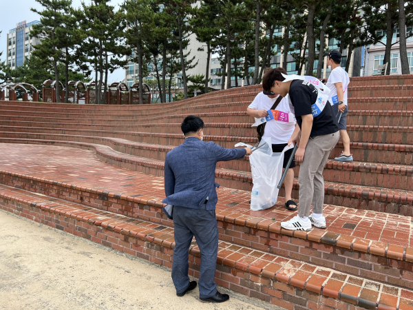 청년네트워크, ‘2022보령해양머드박람회 성공 기원’ 릴레이 ‘플로킹’ 진행