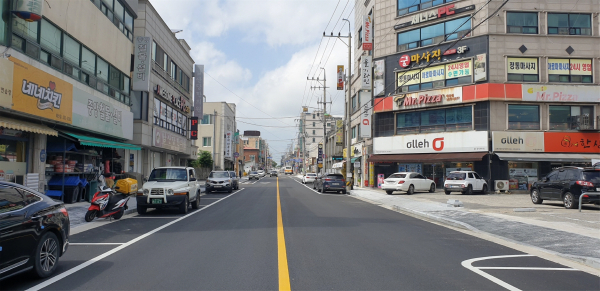 도시계획도로(중2-1호) 정비사업 사진