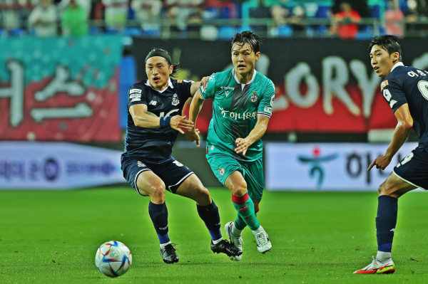 대전하나시티즌 주세종 선수 모습